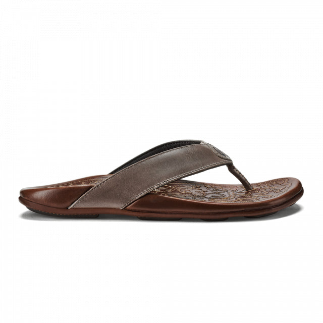 Olukai Men's Mekila Charcoal / Toffee