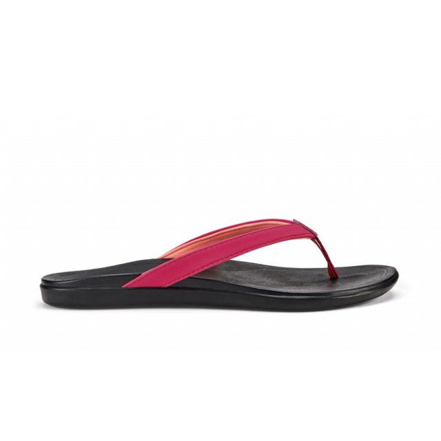 Olukai Women's Ho'Opio Deep Magenta / Black