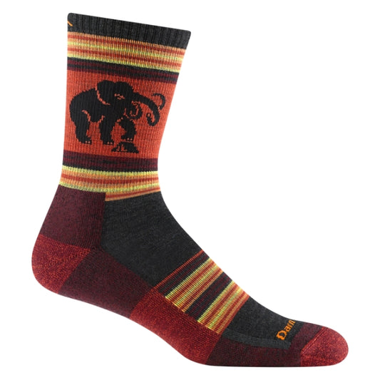 Darn Tough Men's Willoughby Micro Crew Lightweight with Cushion Lava