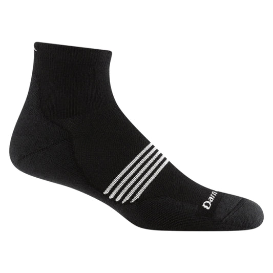 Darn Tough Men's Element 1/4 Lightweight with Cushion Black