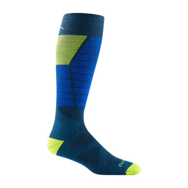 Darn Tough Men's Function X OTC Midweight with Cushion w/ Padded Shin Dark Teal