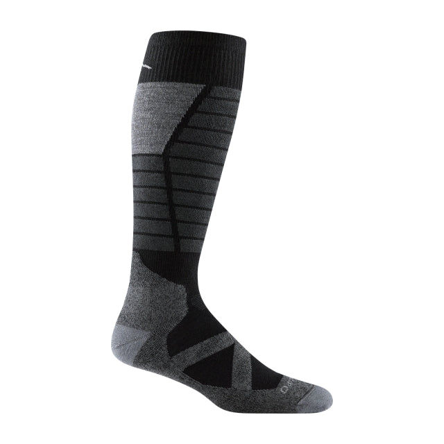 Darn Tough Men's Function X OTC Midweight with Cushion w/ Padded Shin Black