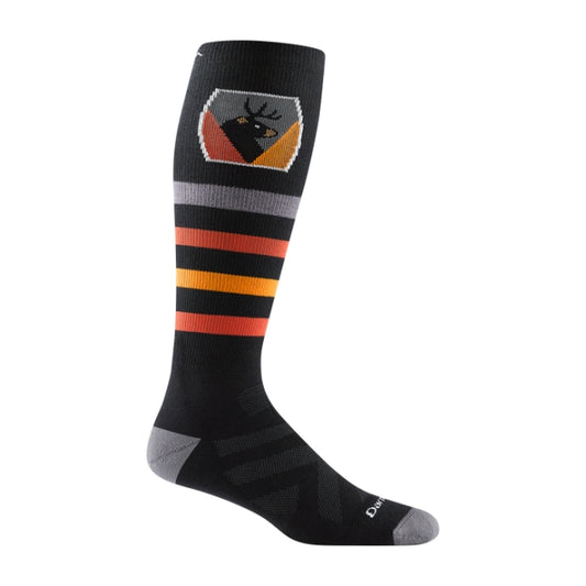 Darn Tough Men's Beer Badge Thermolite OTC Midweight with Cushion Black