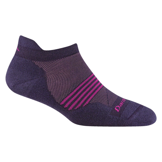 Darn Tough Element No Show Tab Lightweight With Cushion Blackberry
