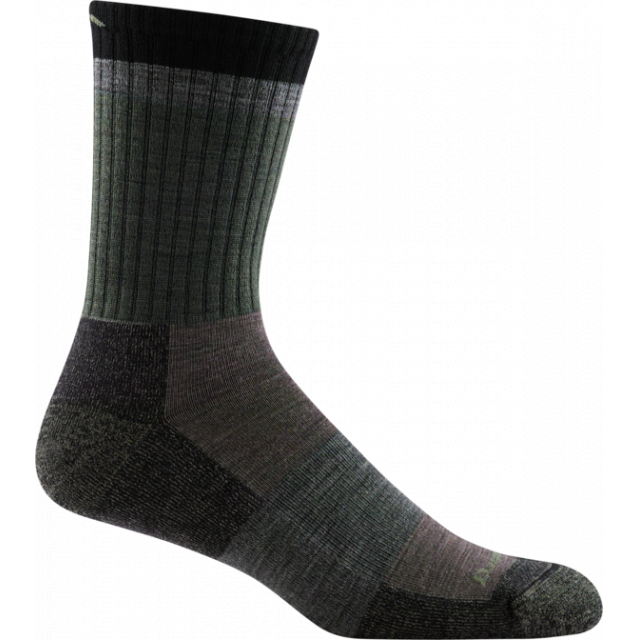 Darn Tough Heady Stripe Micro Crew Lightweight with Cushion Fatigue