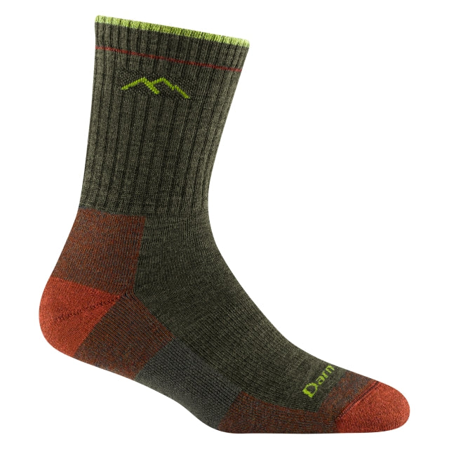Darn Tough Hiker Micro Crew Midweight with Cushion Forest
