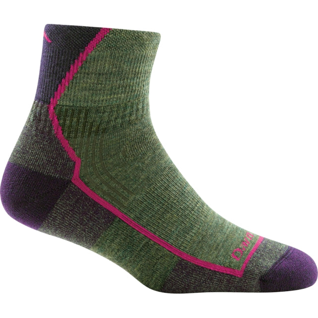 Darn Tough Hiker 1/4 Midweight With Cushion Moss Heather