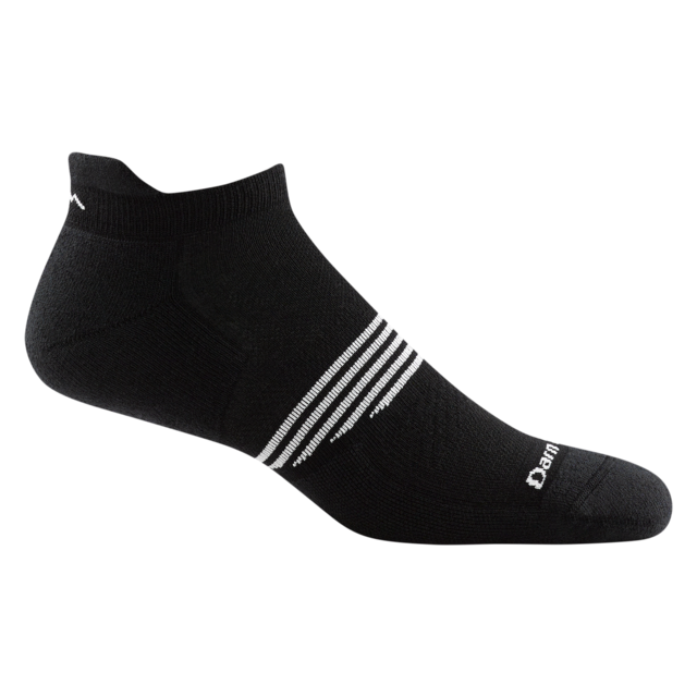 Darn Tough Men's Element No Show Tab Lightweight with Cushion Black