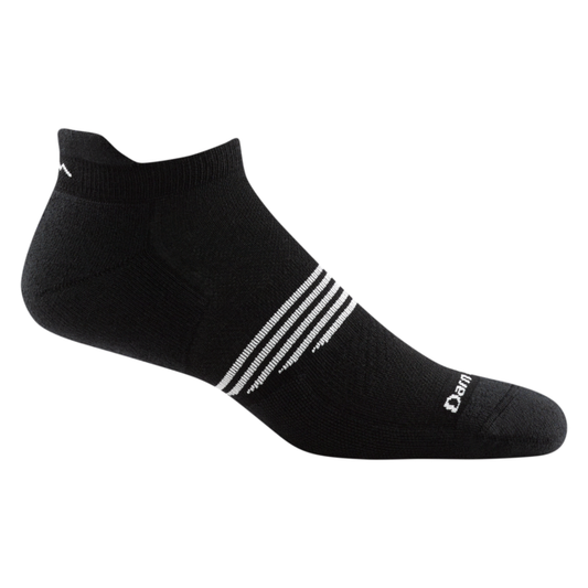 Darn Tough Men's Element No Show Tab Lightweight with Cushion Black
