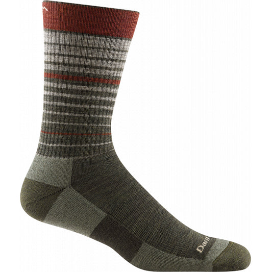 Darn Tough Men's Frequency Crew Lightweight with Cushion Forest