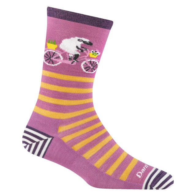 Darn Tough Animal Haus Crew Lightweight Lilac