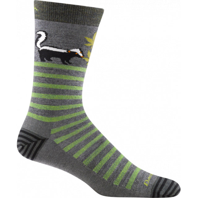 Darn Tough Animal Haus Crew Lightweight Gray