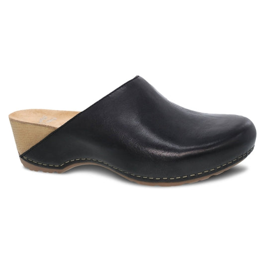 Dansko Women's Talulah Black Milled Burnished Black
