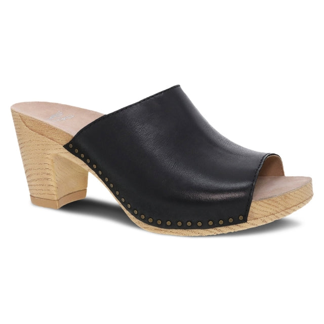 Dansko Women's Tandi Black Burnished Nappa Black