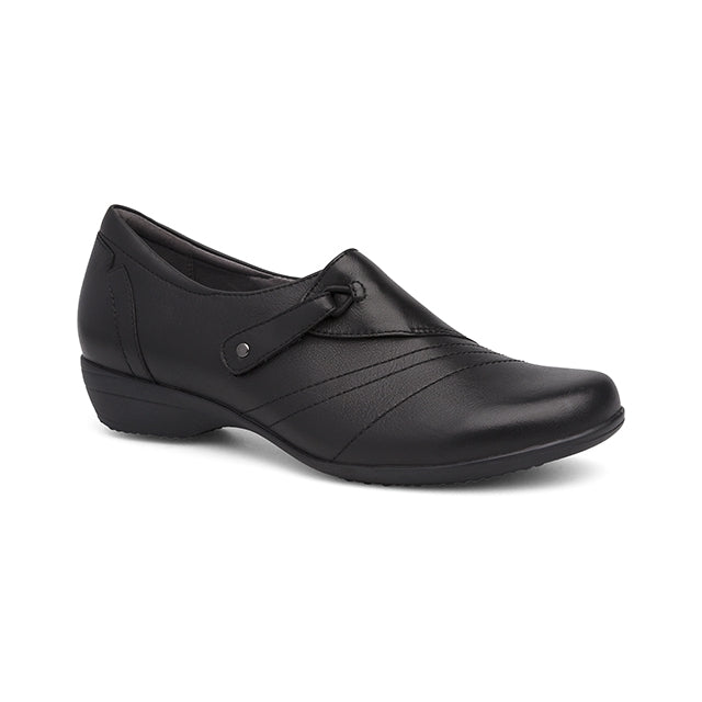 Dansko Women's Franny Black Milled Nappa Black