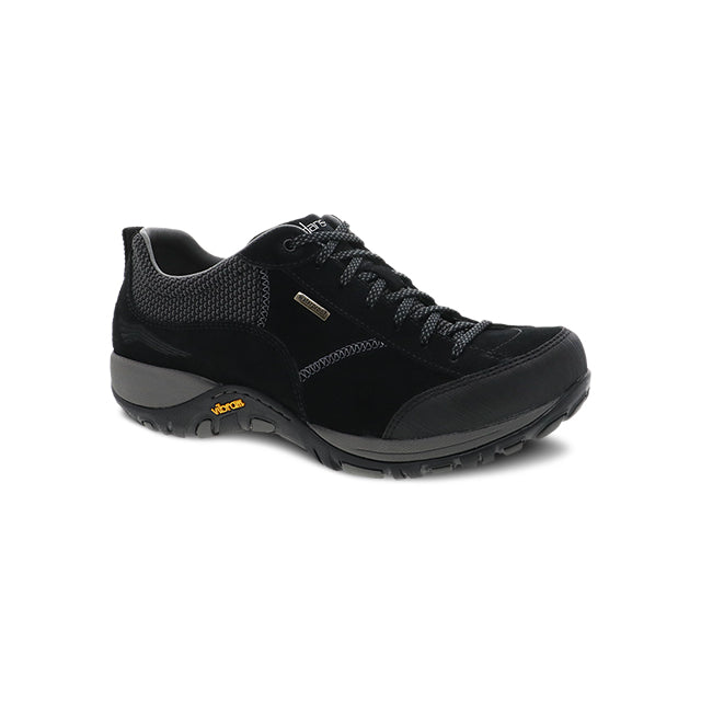 Dansko Women's Paisley Wide Black/Black Suede Black/Black