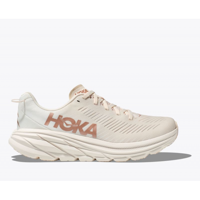 HOKA Women's Rincon 3 Eggnog / Rose Gold