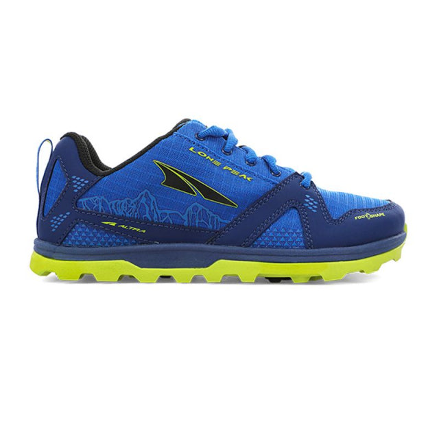 Altra Running Youth Lone Peak Blue/Lime
