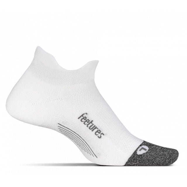 Feetures Elite Light Cushion No Show Tab White