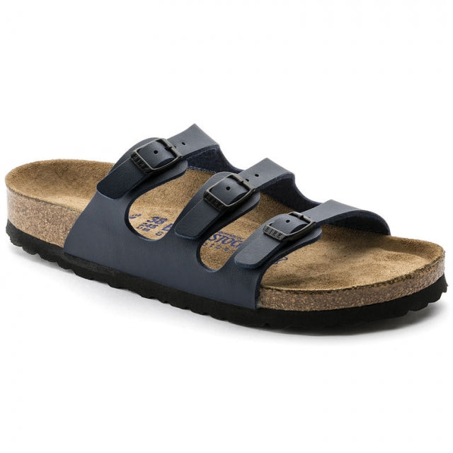 Birkenstock Women's Florida Soft Footbed Birko-Flor Blue