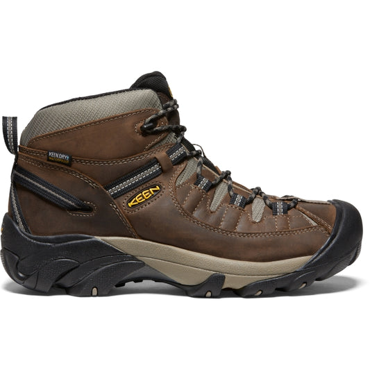Keen Men's Targhee II Waterproof Mid Wide Shitake/Brindle