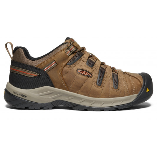 Keen Men's Flint II (Steel Toe) Shitake/Rust