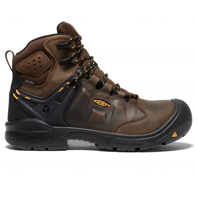 Keen Men's Dover 6" Waterproof (Carbon-Fiber Toe) Dark Earth/Black