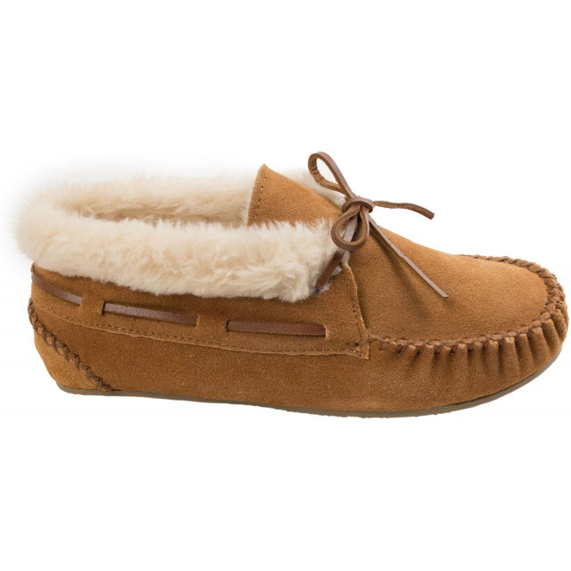 Minnetonka Women's Chrissy Mocassin Slippers Black