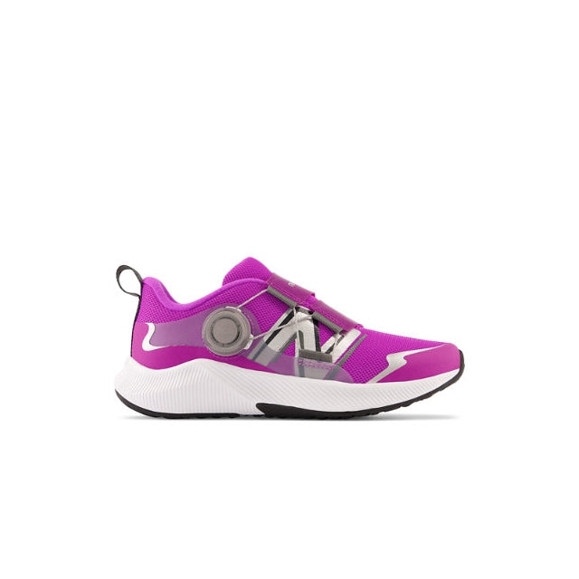 New Balance Kids' DynaSoft Reveal v4 BOA Cosmic Rose/Purple Punch/Silver Metallic