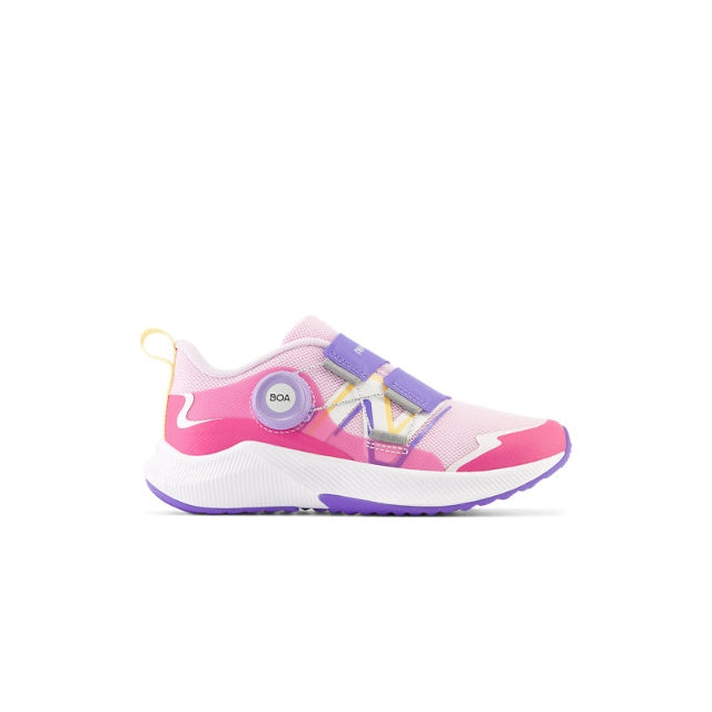 New Balance Kids' DynaSoft Reveal v4 BOA Light Raspberry/Hi-Pink/Electric Indigo