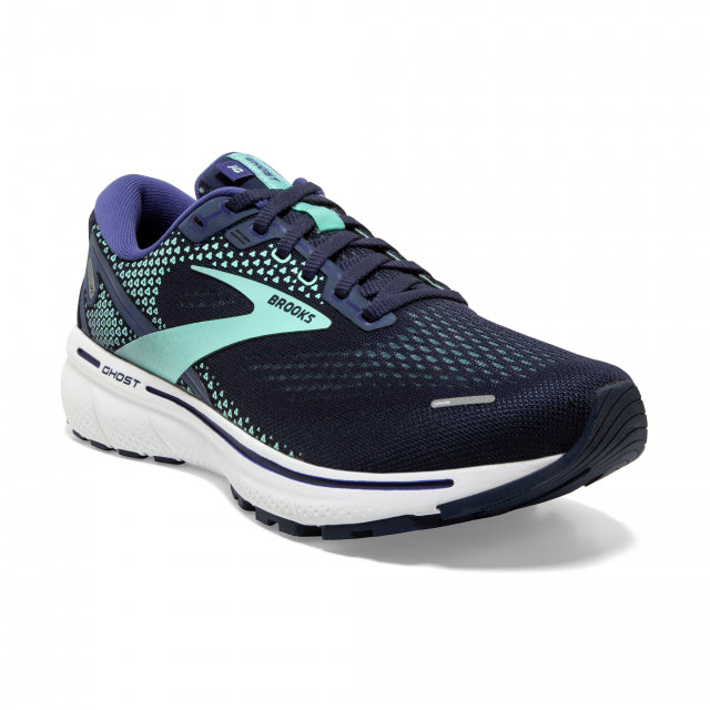 Brooks Running Women's Ghost 14 Peacoat/Yucca/Navy