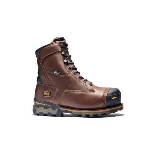 Timberland Men's 8 In Boondock CT WP FP INS CSA 200g Brown: Brown