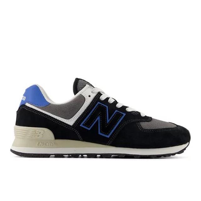 New Balance Unisex 574 Black/Blue Agate