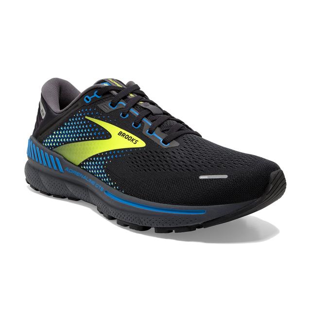 Brooks Running Men's Adrenaline GTS 22 Black/Blue/Nightlife