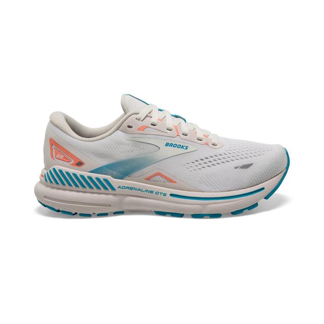 Brooks Running Women's Adrenaline GTS 23 Coconut/Papaya/Blue