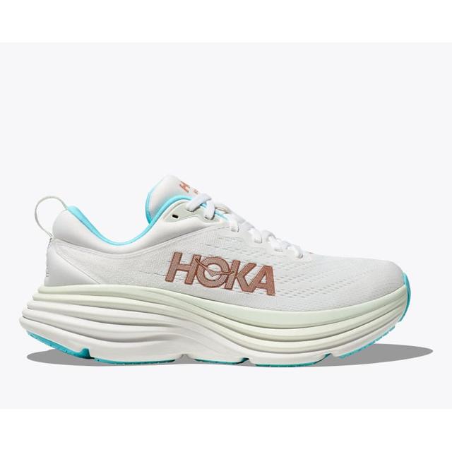 Hoka Bondi 8 Frost/Rose Gold