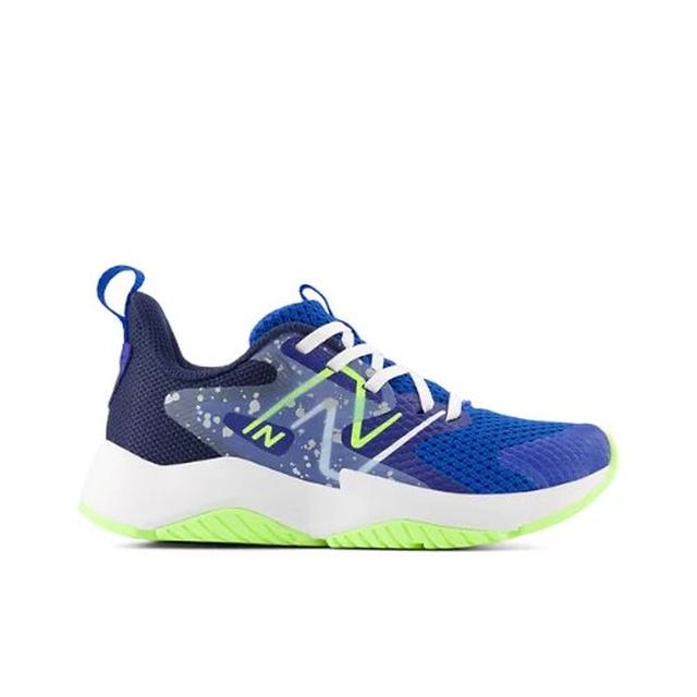New Balance Kids' Rave Run v2 Team Royal/Blue Oasis/Bleached Lime Glo