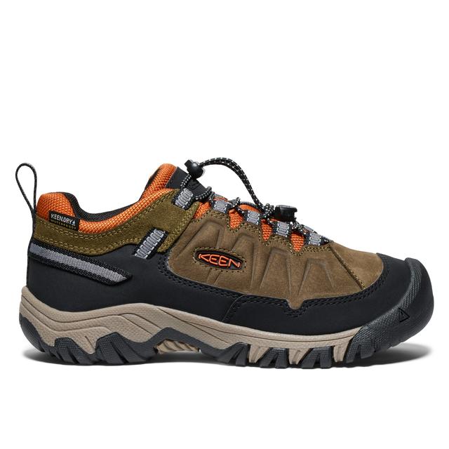 Keen Big Targhee Iv Waterproof Hiking Shoe Dark Olive/Gold Flame