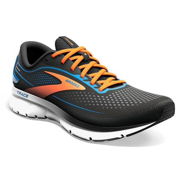 Brooks Running Men's Trace 2 Black/Classic Blue/ Orange