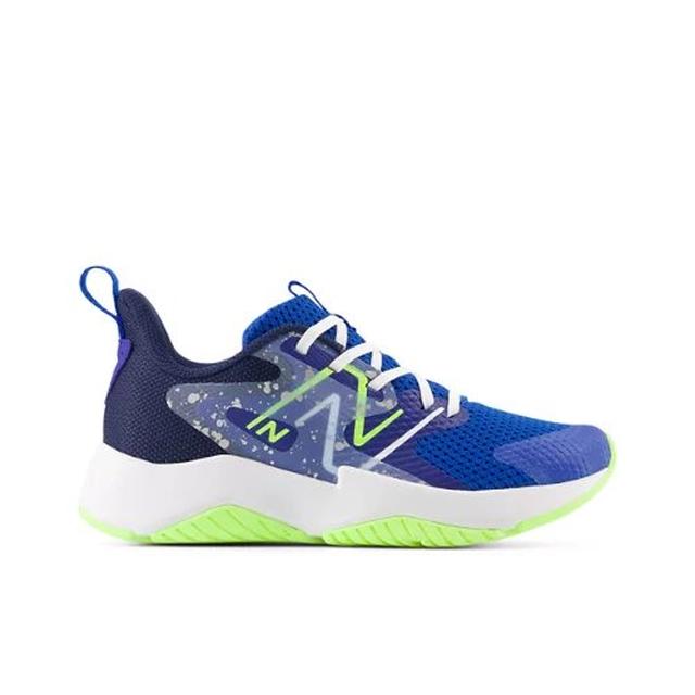 New Balance Kids' Rave Run v2 Team Royal/Blue Oasis/Bleached Lime Glo