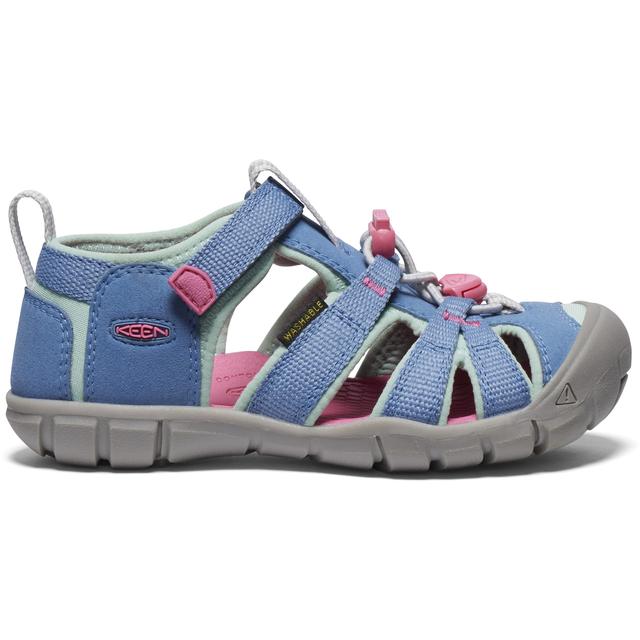 Keen Little Seacamp Ii Cnx Sandal X Nac Coronet Blue/Hot Pink