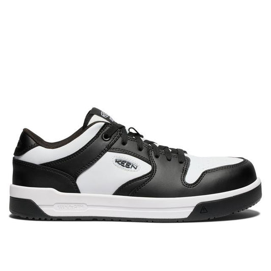 Keen Overton Work Shoe (Carbon-fiber Toe) Star White/Black