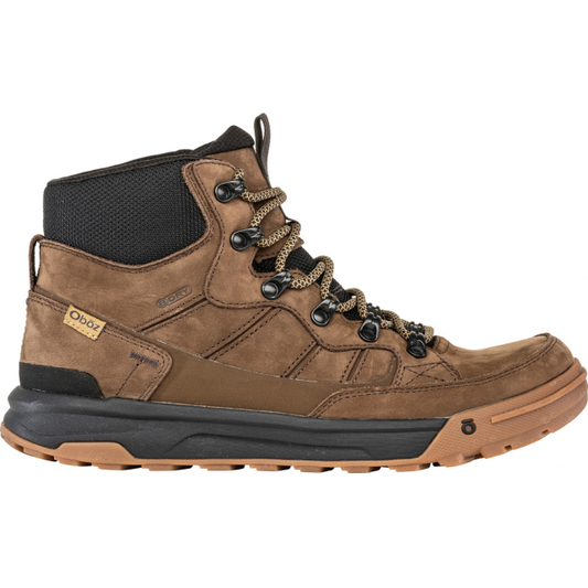 Oboz Men's Burke Mid Leather B-DRY Dark Earth