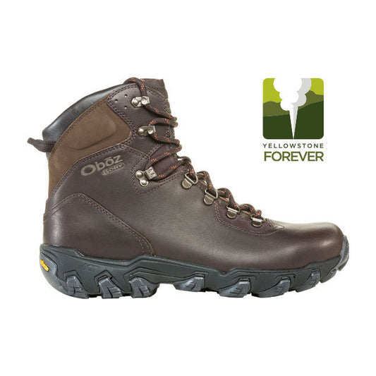 Oboz Men's Yellowstone Premium Mid B-DRY Espresso