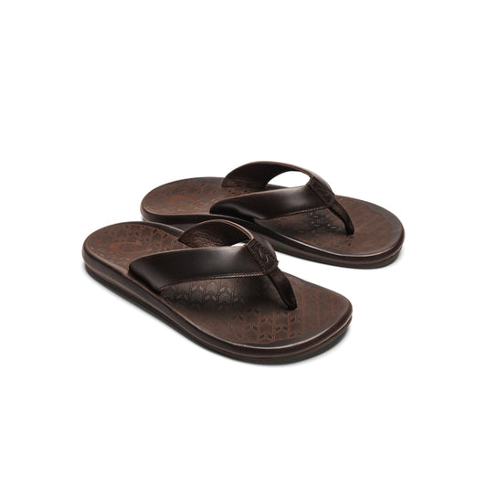 Olukai Men's 'Ilikai Dk Wood / Dk Wood