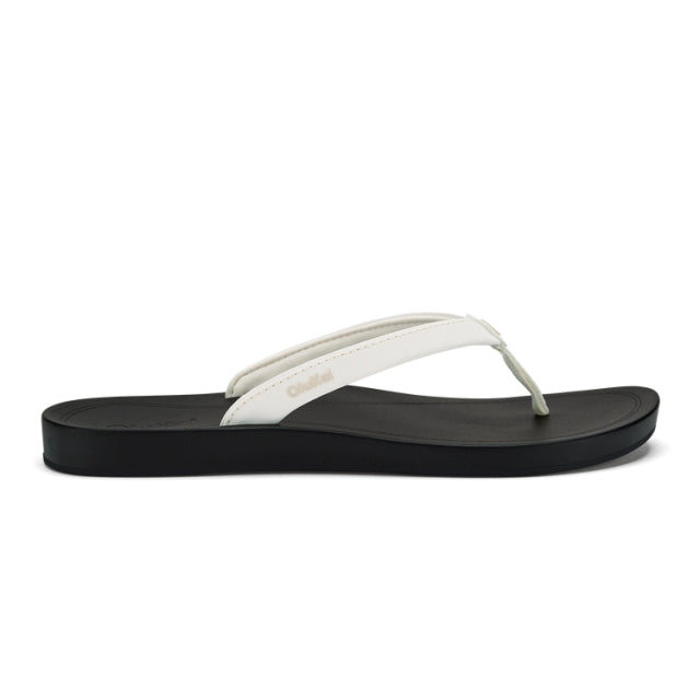 Olukai 'Uiki Bright White / Lava Rock