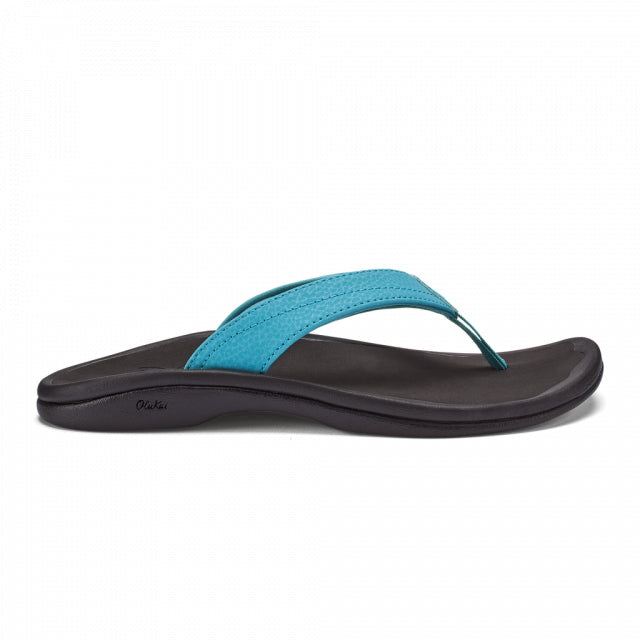 Olukai Women's 'Ohana Blue Mist / Black