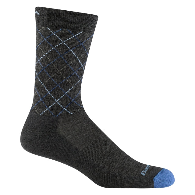Darn Tough Men's Prep Step Crew Lightweight with Cushion Charcoal