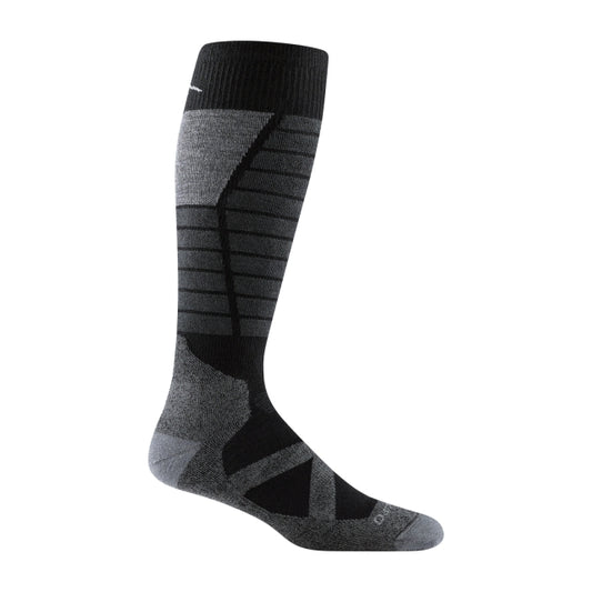 Darn Tough Men's Function X OTC Midweight with Cushion w/ Padded Shin Black