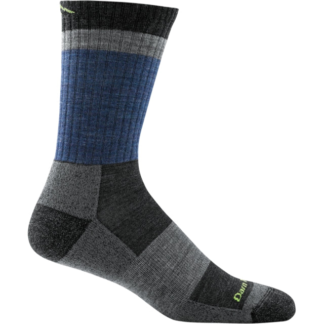 Darn Tough Heady Stripe Micro Crew Lightweight with Cushion Denim